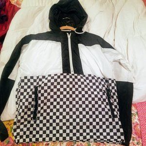 Pullover Hooded Windbreaker Jacket